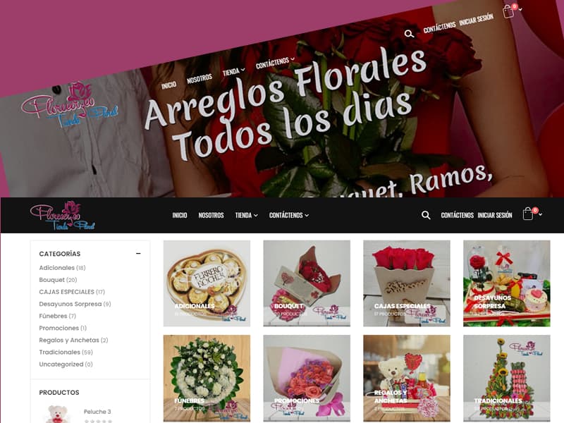 Florecer Tienda Floral - Tienda Virtual